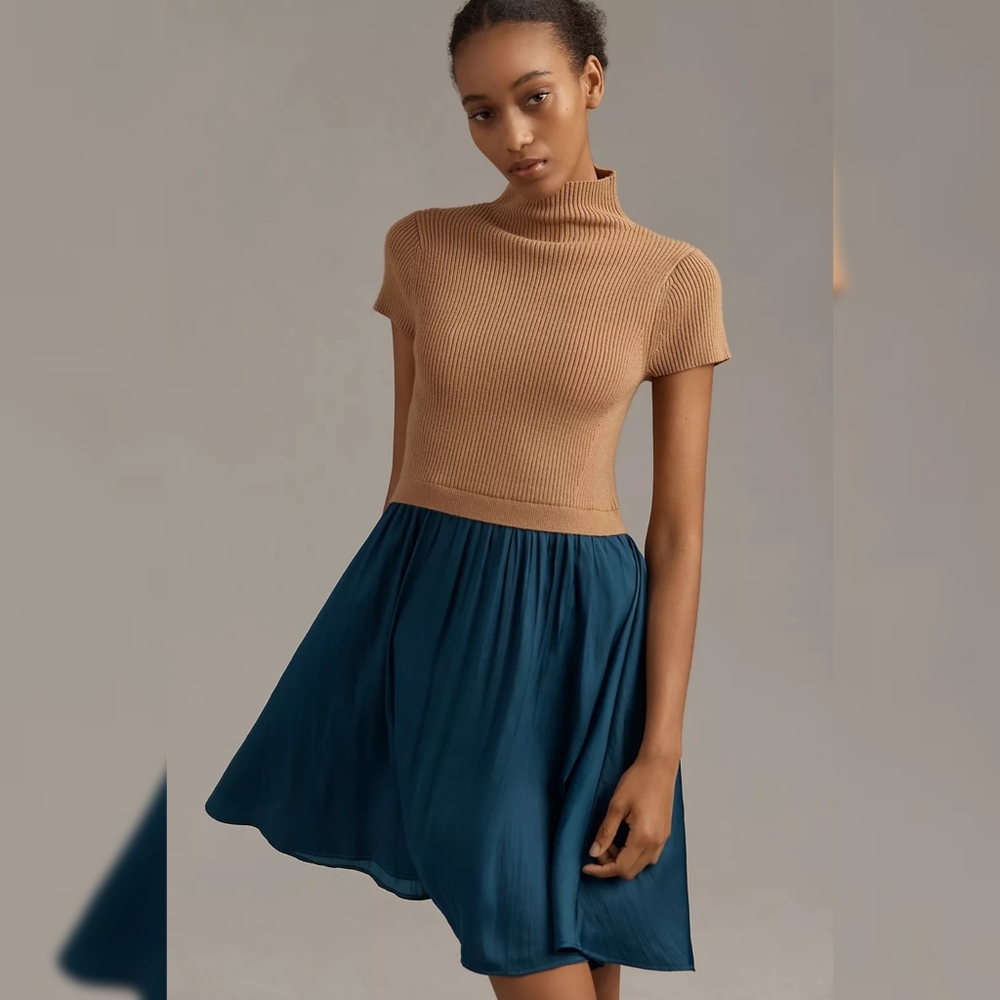 Anthropologie Thea Twofer Sweater Dress